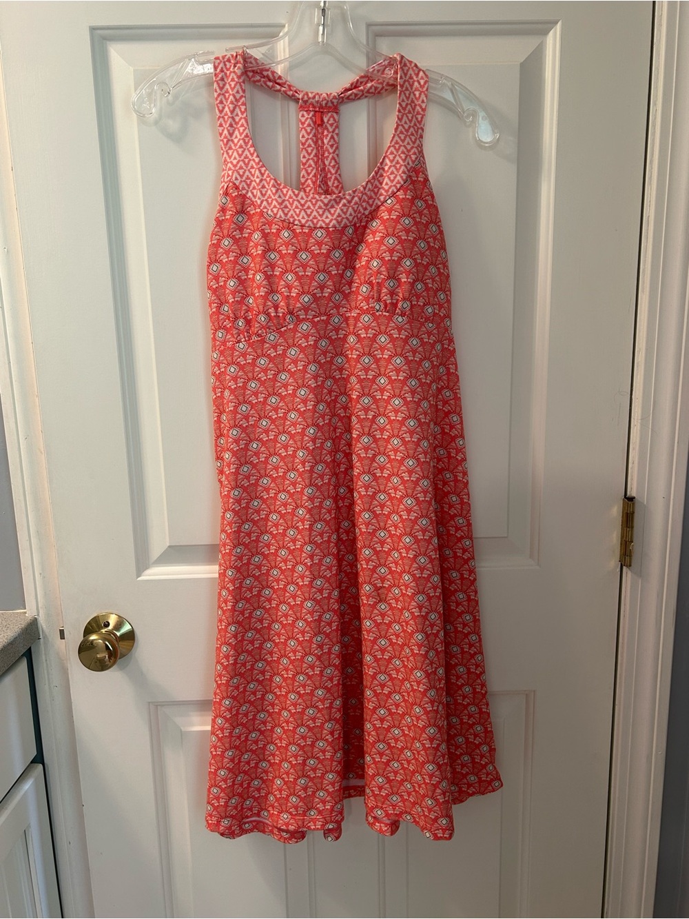 Prana Coral Printed Sleeveless Summer Dress